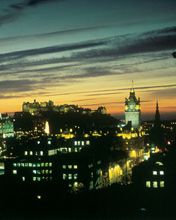 Edinburgh sunset