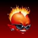 Cool Cartoon Teufel mit Sonnenbrille