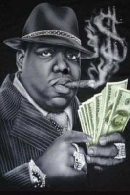 Porträt von Notorious B.I.G.