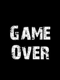 Game Over Typografie