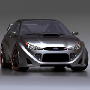 Elegantes Silbernes Sportauto