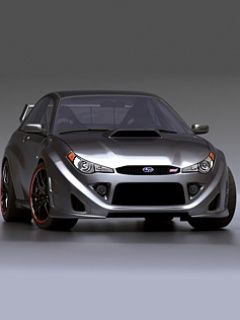 Elegantes Silbernes Sportauto