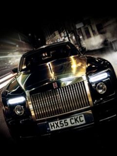 Luxus schwarzer Rolls Royce