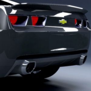 Heckansicht des Chevrolet Camaro