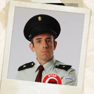 Lustiger Polizist