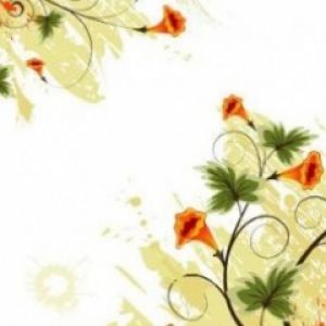 Blumiges Abstraktes Design
