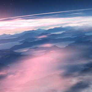 Beeindruckende Kosmische Landschaft