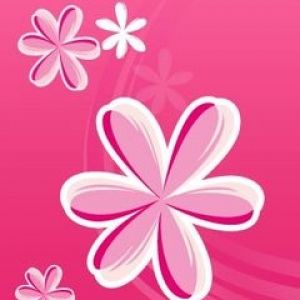 Digitale Kunst von Rosa Blumen