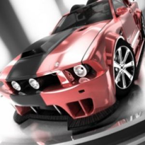 Stylisches Rotes Sportauto