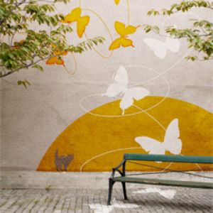 Schmetterlinge und Naturkunst