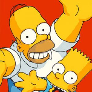 Homer und Bart Simpson