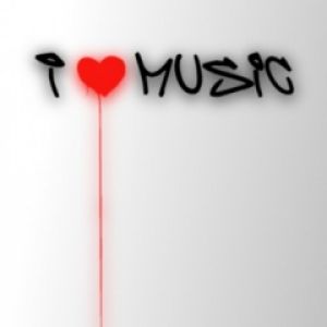 Ich liebe Musik Graffiti