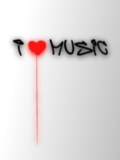 Ich liebe Musik Graffiti