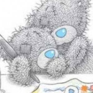 Niedlicher Teddybär Zeichnung