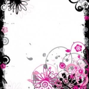 Blumiges Abstraktes Design