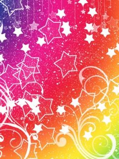 Buntes Sternenhimmel-Hintergrund
