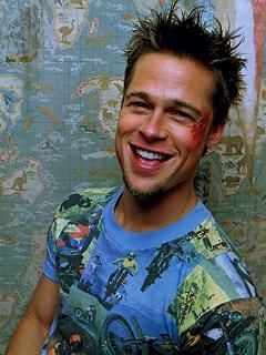 Lächelndes Porträt von Brad Pitt