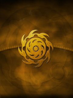 Goldenes Abstraktes Design