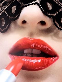 Glamouröse Rote Lippen