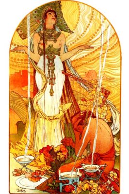 Art Nouveau Frau