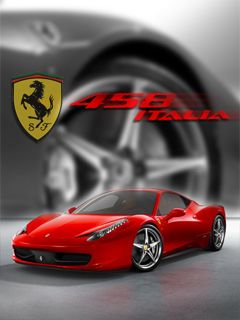 Rotes Sportauto Ferrari 458 Italia