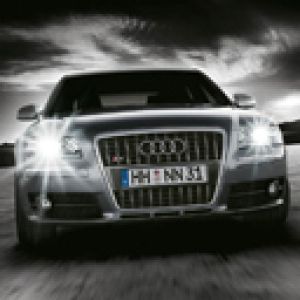 Audi Auto in Bewegung