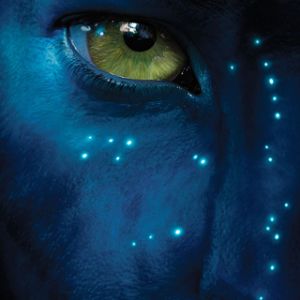 Blaues Charakterauge aus Avatar