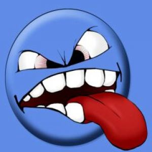 Lustiges Wütendes Emoji
