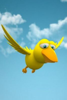 Niedlicher Cartoon-Vogel