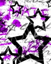 Lila Stern Abstraktes Design