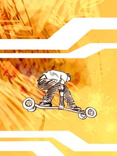 Skateboard Kunstillustration