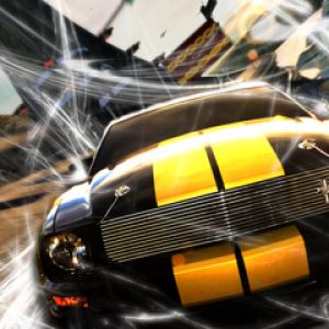 Dynamischer Rennwagen Hintergrund