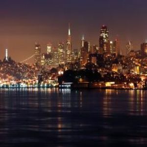 San Francisco Skyline bei Nacht