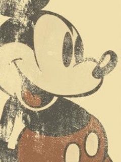 Vintage Mickey Mouse Kunst