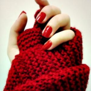 Elegante Rote Nagelkunst