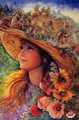 Schöne Frau in der Natur