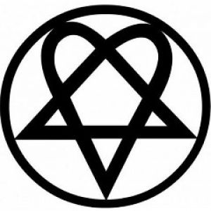 Symbolisches Herz- und Stern-Design