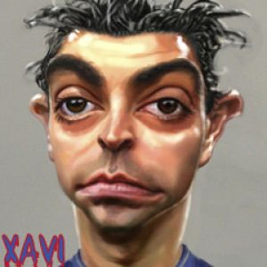 Xavi Karikatur