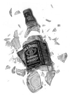 Jack Daniel's Whiskey Flasche