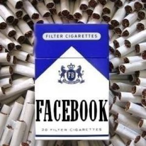 Facebook Zigarettenpackung