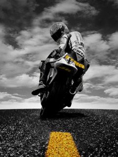 Motorradrennaktion