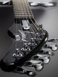 Nahaufnahme einer E-Gitarre