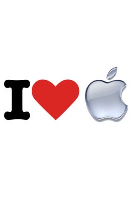 Ich liebe das Apple-Logo