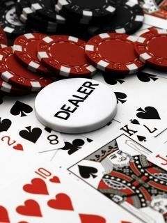 Pokerchips und Karten