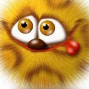 Niedlicher Flauschiger Charakter
