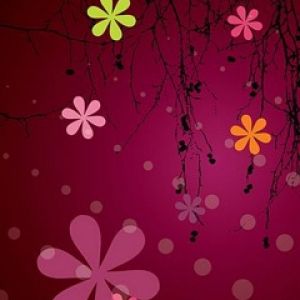 Buntes Blumen-Abstrakt-Design