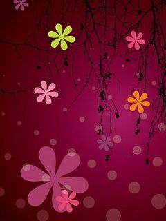 Buntes Blumen-Abstrakt-Design