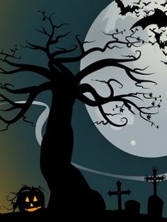 Gruselige Halloween-Nacht