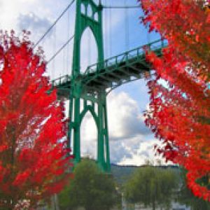 St. Johns Brücke im Herbst