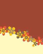 Buntes Blumenmuster